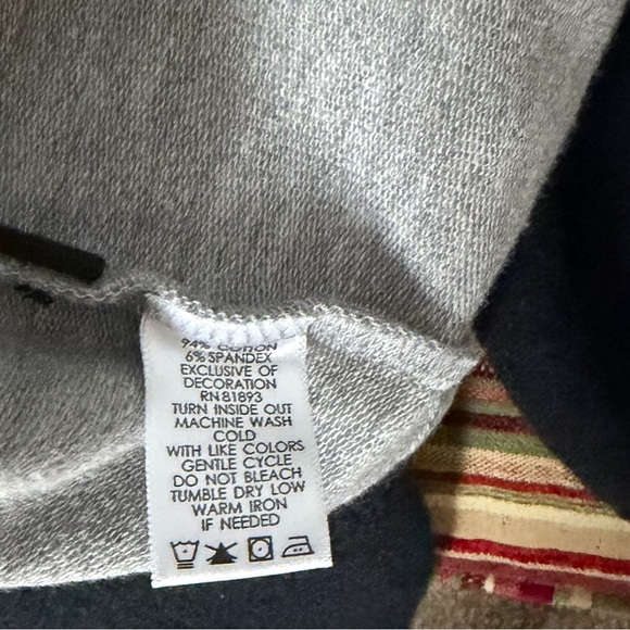 Motto Gray Jacket with Black Trim - Picture 6 of 6